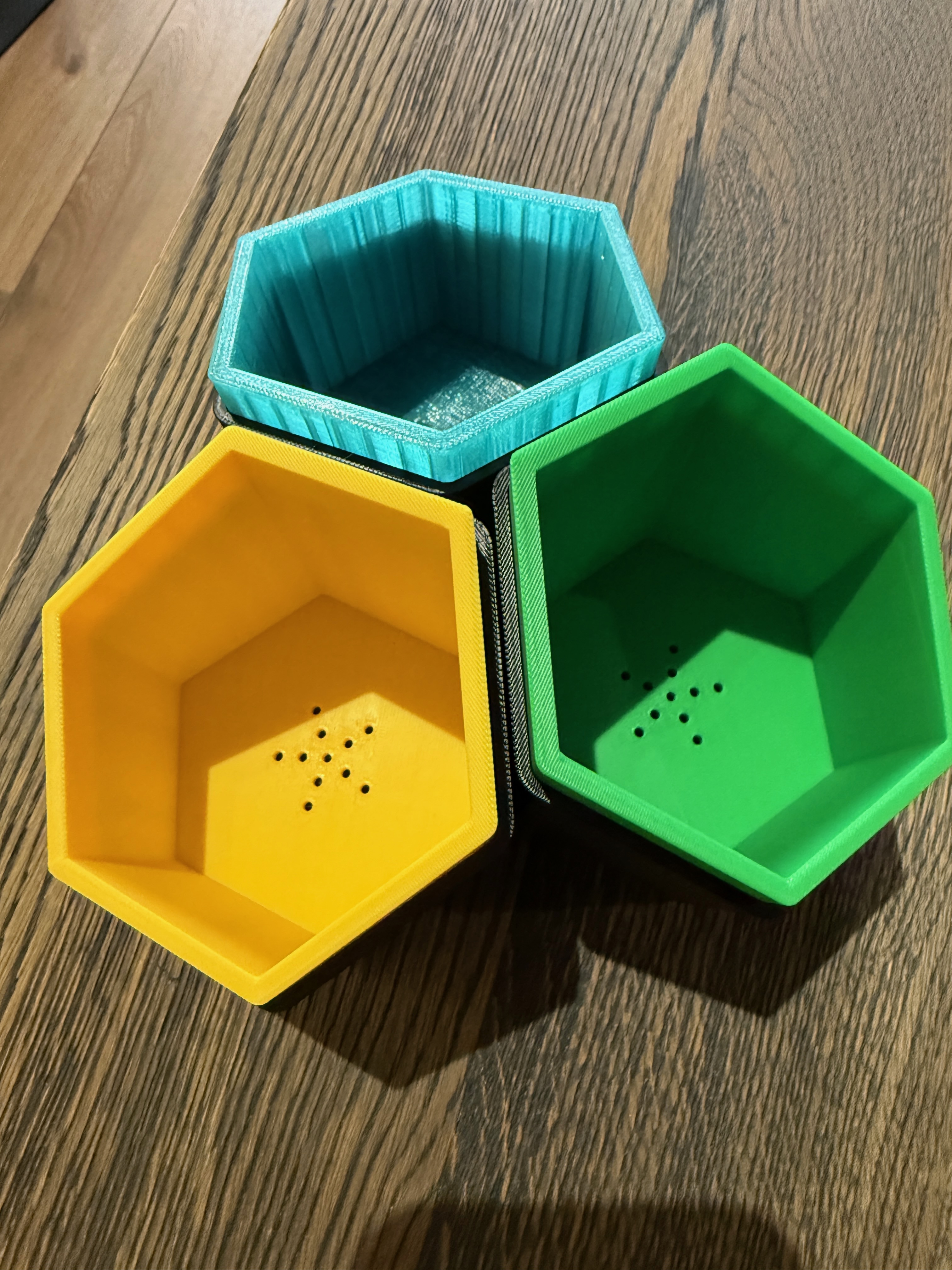 Hexagon Plantenbakjes 4